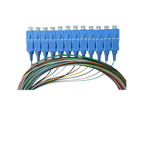 12 fibers/Color coded pigtail